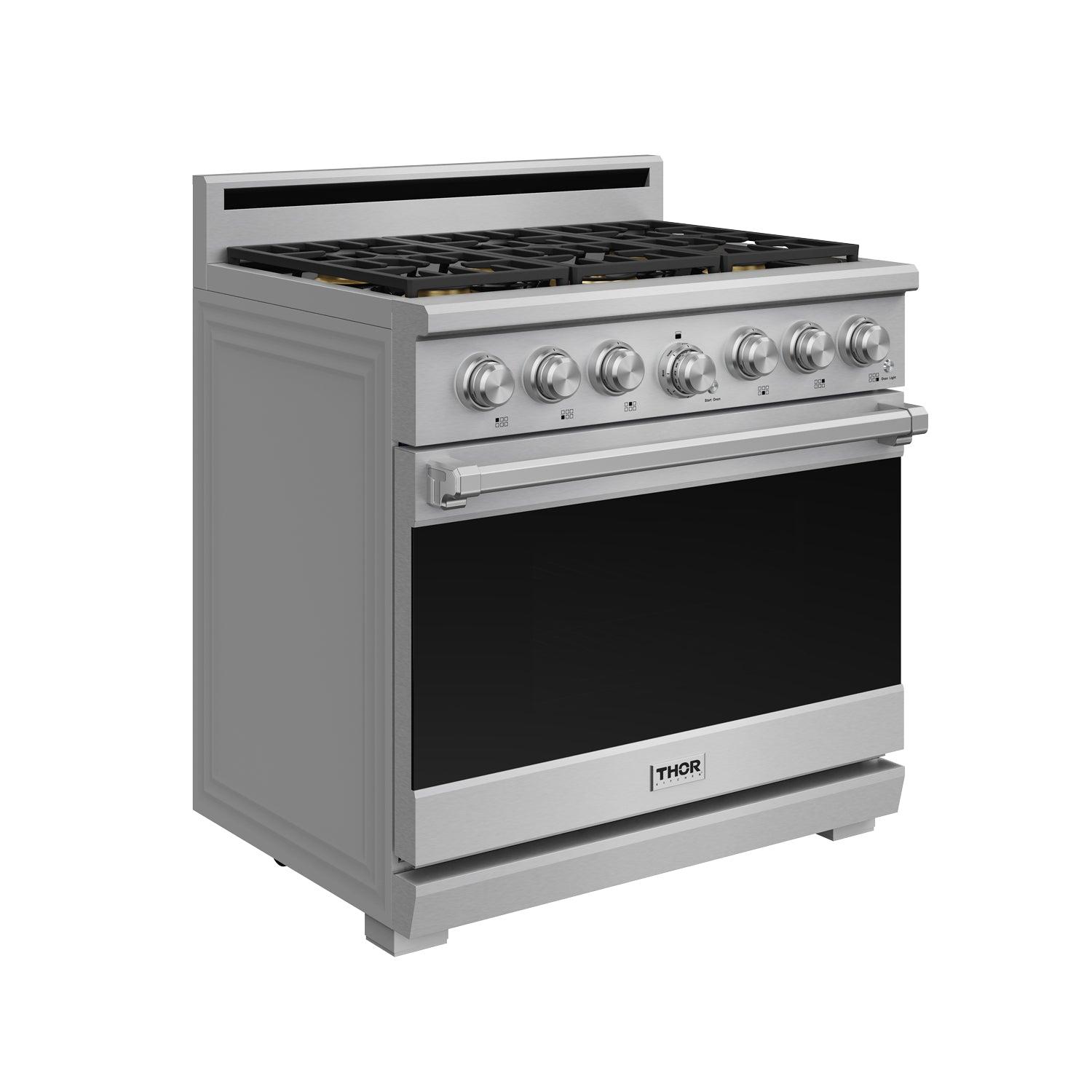 Thor Kitchen XRG36ELP 36 Inch X Series Premium Professional Liquid Propane Range