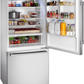 Bosch B33CM10SNS 100 Series, Free-Standing Fridge-Freezer With Freezer At Bottom, Brushed Steel (With Anti-Fingerprint), Total No Frost