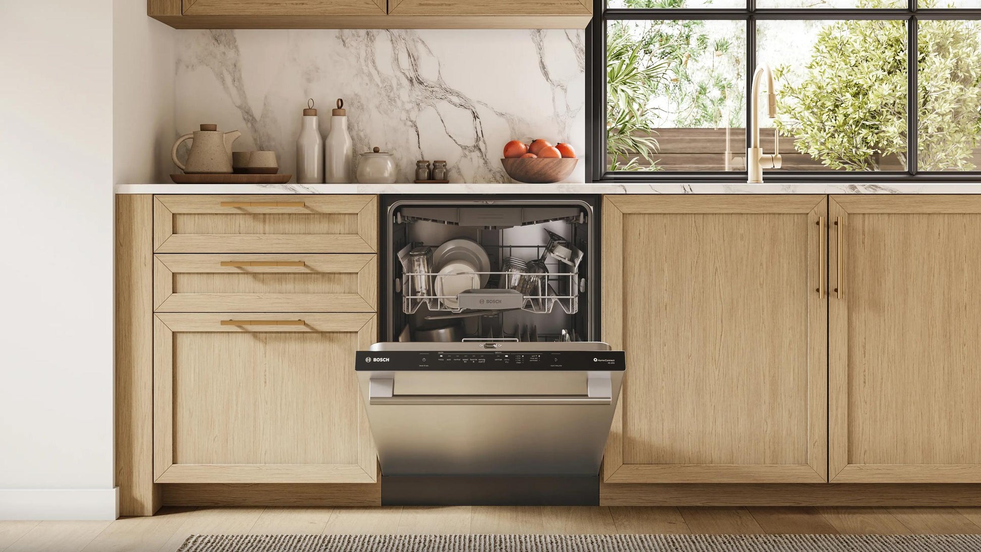 Bosch SHX53DM5N 300 Series, Built-Under Dishwasher, 24'', Brushed Steel Anti-Fingerprint