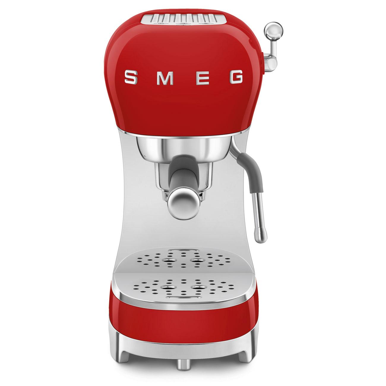 Smeg ECF02RDUS Espresso Coffee Machine Red Ecf02Rdus