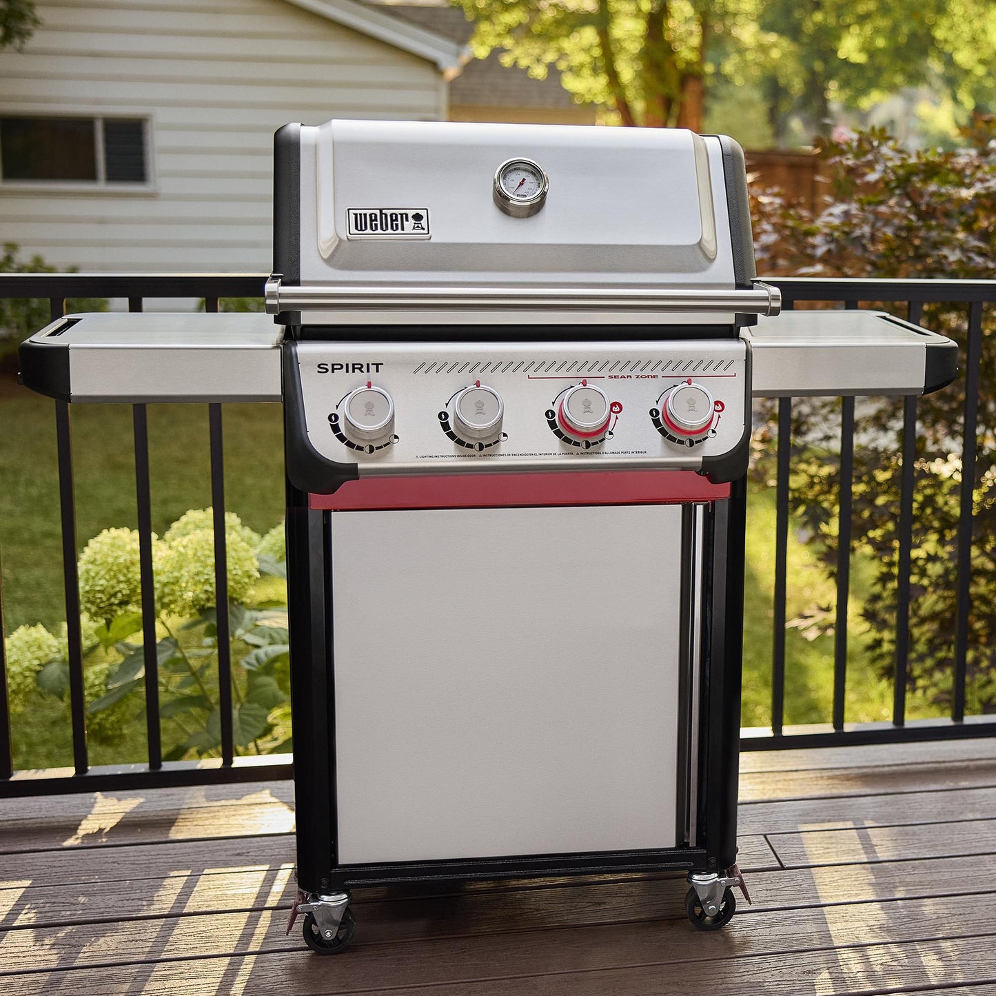Weber 1502223 Spirit® S-425C Gas Grill (Natural Gas) - Stainless Steel