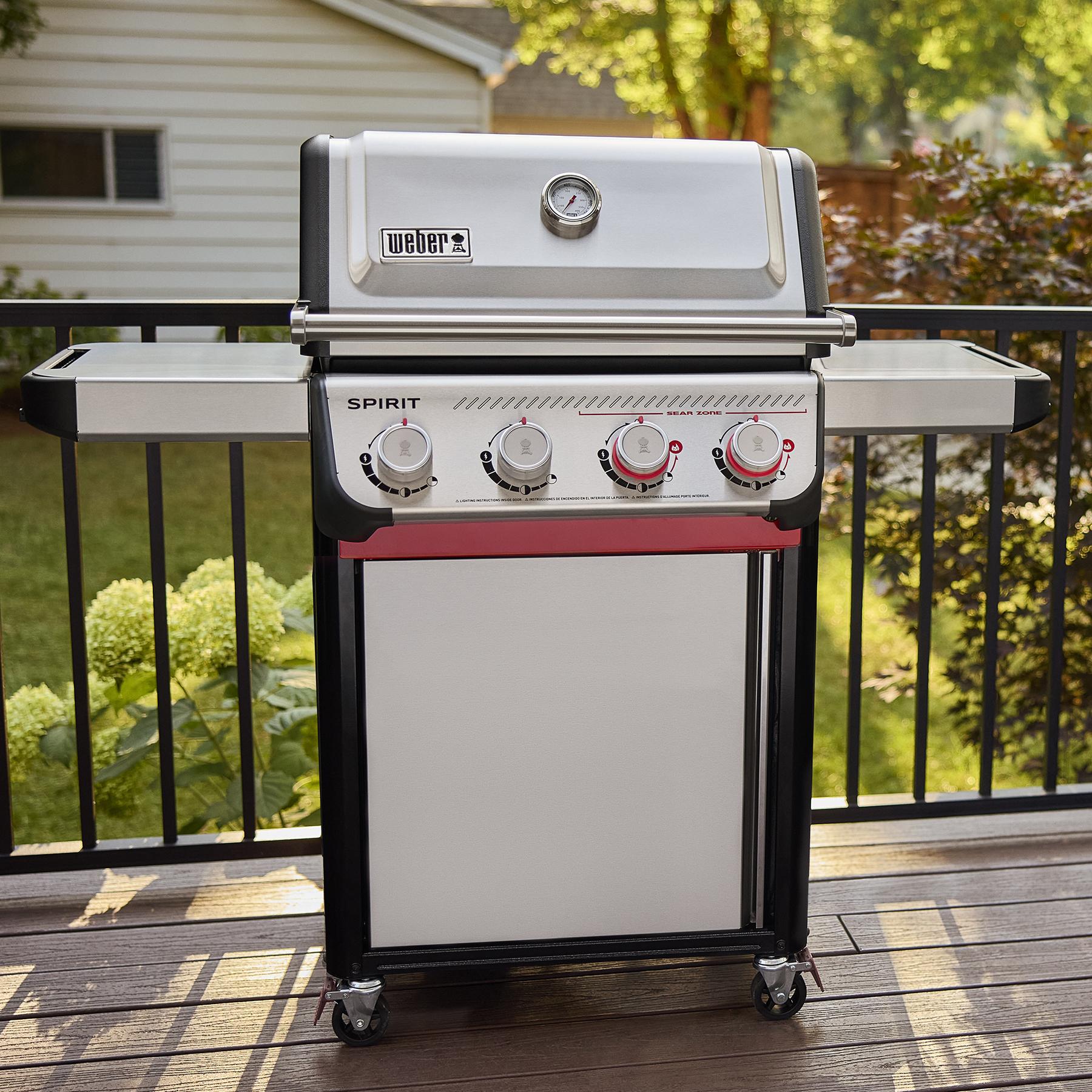 Weber 1502223 Spirit® S-425C Gas Grill (Natural Gas) - Stainless Steel