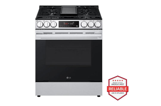 Lg LSGL5833X 5.8 Cu. Ft. Smart Gas Slide-In Range With Convection, Air Fry And Easyclean®