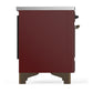 Ilve UMDIB40NR3BUB Ilve Umdib40Nr3Bub Majestic Iii 40 Inch Induction Range With 6 Elements, 3.82 Cu. Ft. Total Oven Capacity (Triple Glass Door, Burgundy, Burnished)
