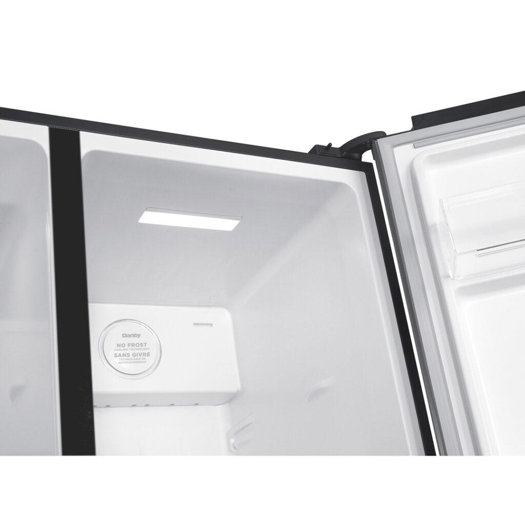 Danby DFF212B1SLDB Danby 21.2 Cu. Ft. Side-By-Side Refrigerator In Stainless Steel Look