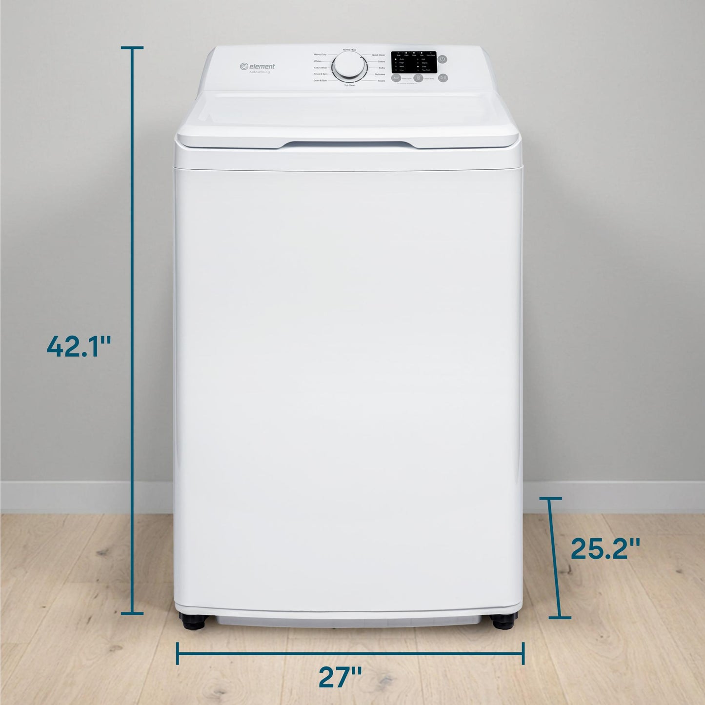 Element Appliance ENTW3925EW Element 3.9 Cu. Ft. Top Load Washer With Agitator - White (Entw3925Ew)