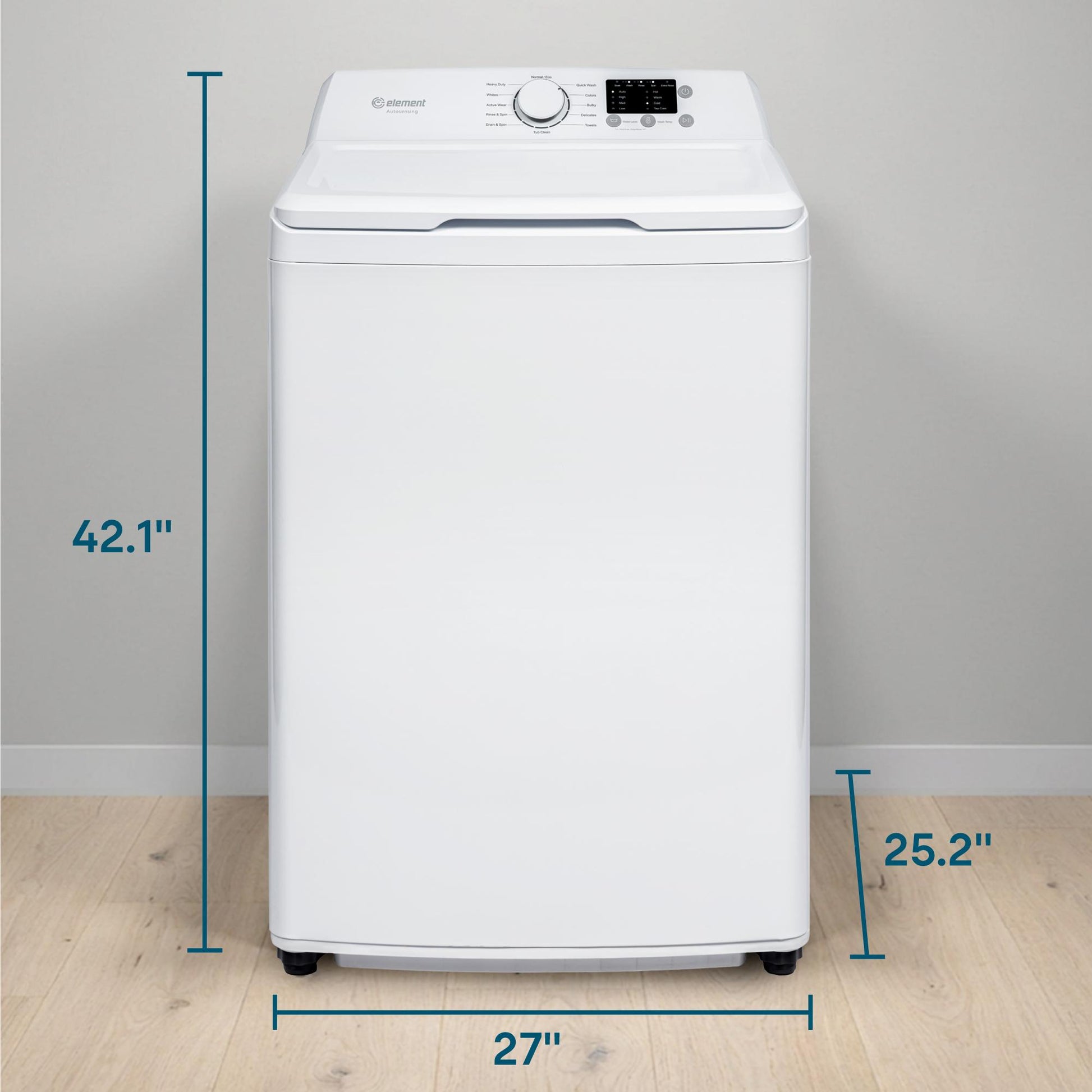 Element Appliance ENTW3925EW Element 3.9 Cu. Ft. Top Load Washer With Agitator - White (Entw3925Ew)