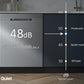 Samsung DW70H83YEUR Dishwasher With 3 Point Wash System Autorelease™ Door 3Rd Rack 48 Dba