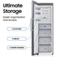 Samsung RZ40H11PET Convertible Upright Freezer Full-Flex Convertible Precise Cooling 11.4 Cu. Ft.