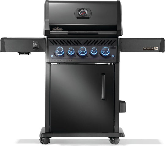 Napoleon Bbq RPS425RSIBPK2PHM Phantom Rogue Pro-S 425 Rsib With Infrared Side And Rear Burner , Propane, Matte/Matt Black