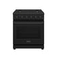 Thor Kitchen LRG3001UB 30 Inch Professional Gas Range In Black