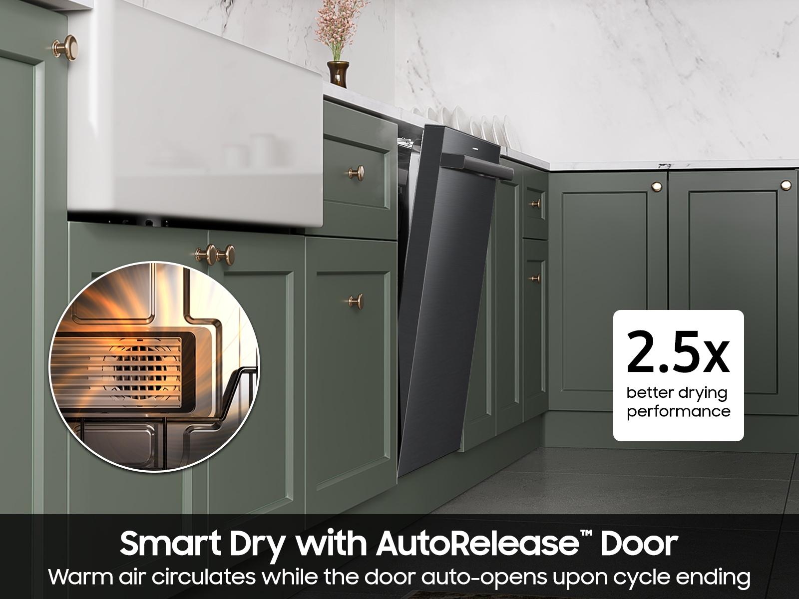 Samsung DW90H89TETE Bespoke Ai Smart Dishwasher Ai Wash & 3Rd Rack Washing System Autorelease™ Door 38Dba