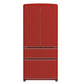 Forno FFFFD179133RED Forno Luigi 33-Inch French Door Refrigerator, 18 Cu.Ft, Red Finish, Handle-Free Design, Energy Star Certified
