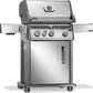 Napoleon Bbq RP425SIBNSS2 Rogue Pro 425 Sib With Infrared Side Burner , Natural Gas, Stainless Steel