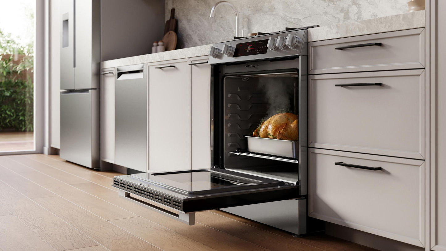 Bosch HGF3050MUC 100 Series, Freestanding Gas Cooker, Stainless Steel
