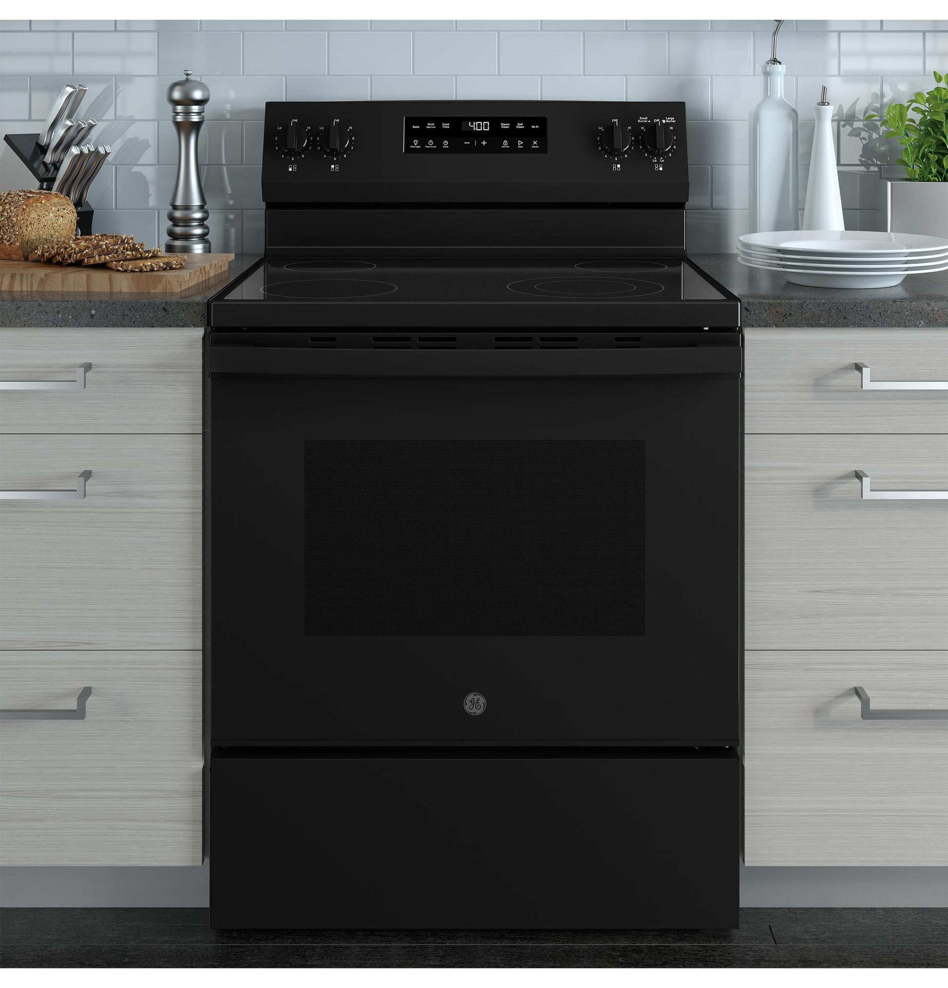 Ge Appliances GRF400PVBB Ge® 30" Free-Standing Electric Range