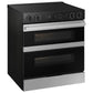Samsung NSE6DG8550SR Bespoke Smart Slide-In Electric Range 6.3 Cu. Ft. With Flex Duo™ & Illuminated Precision Knobs In Stainless Steel
