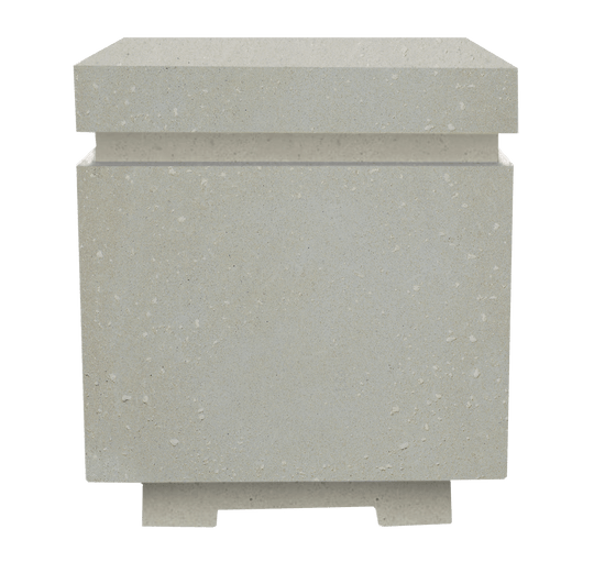 Xo Appliance XOFSQRENC20LS Matching Square Lp Tank Enclosure Gfrc Limestone