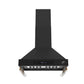 Forno FRHWM550330BLK Forno Venezia 30 Inch Wall-Mounted Range Hood In Black With Touch Controls And Baffle Filters