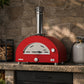 Xo Appliance XOPIZZA1HRON Countertop Hybrid Gas & Wood Oven In Red