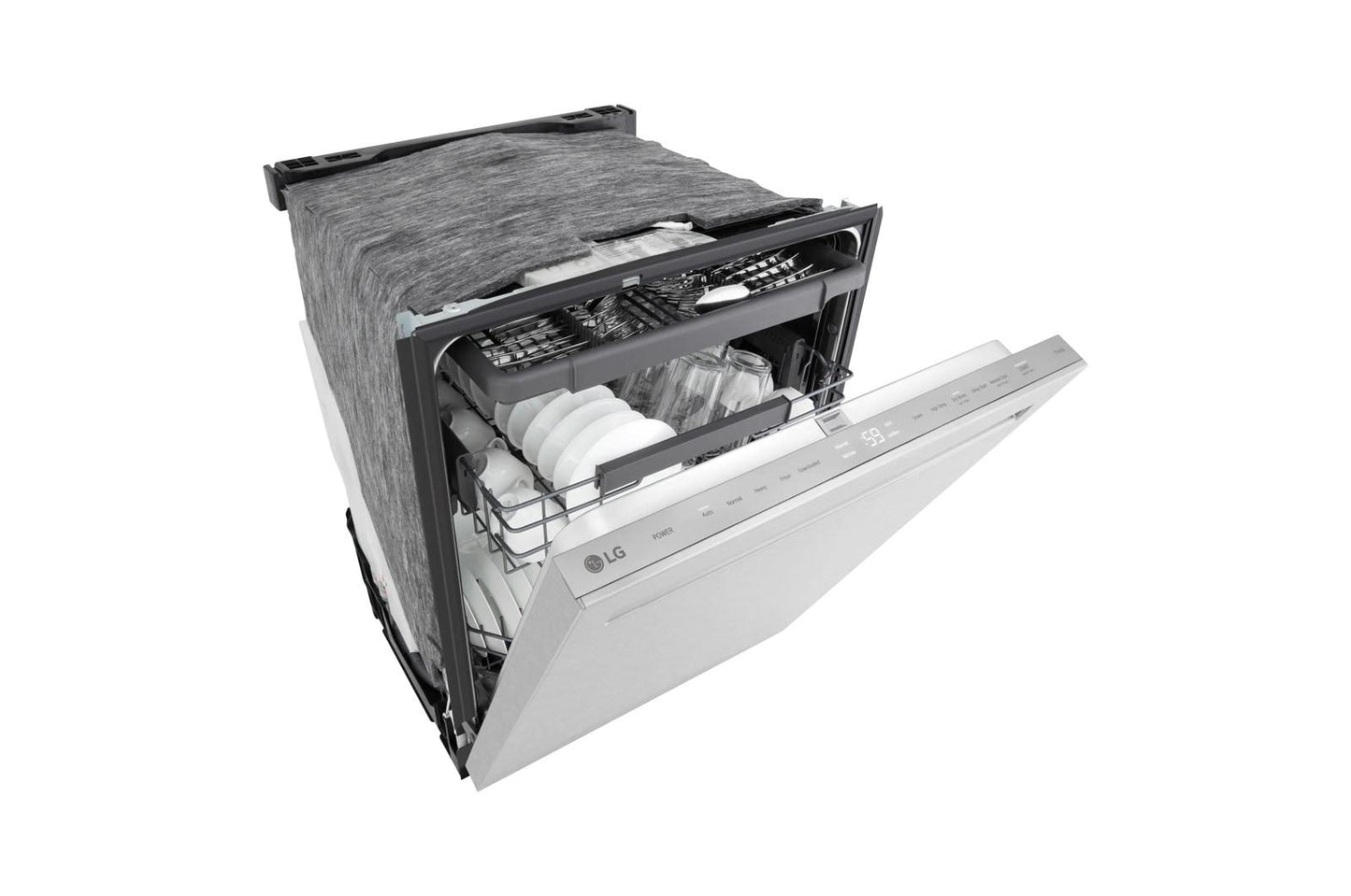 Lg LDNPM545S Smart Flushfit™ Top Control Dishwasher With 1-Hour Wash & Dry, Quadwash® Pro, And Dynamic Heat Dry™ W/Autovent Dry™