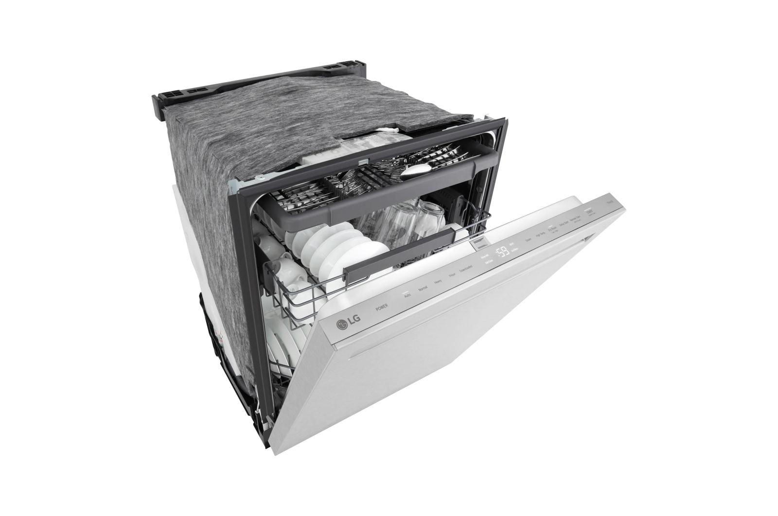 Lg LDNPM545S Smart Flushfit™ Top Control Dishwasher With 1-Hour Wash & Dry, Quadwash® Pro, And Dynamic Heat Dry™ W/Autovent Dry™