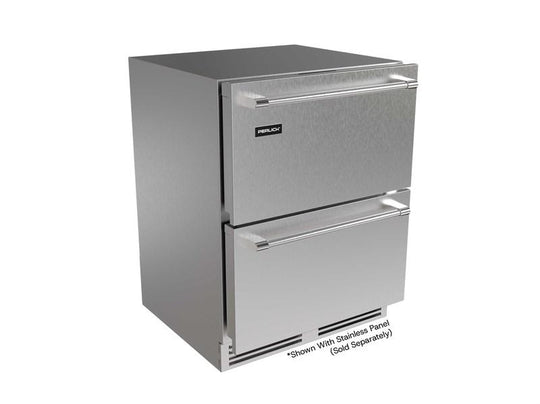 Perlick G5RD24SA G5 Ada - 24" Refrigerator, Drawers - Indoor/Outdoor Rated