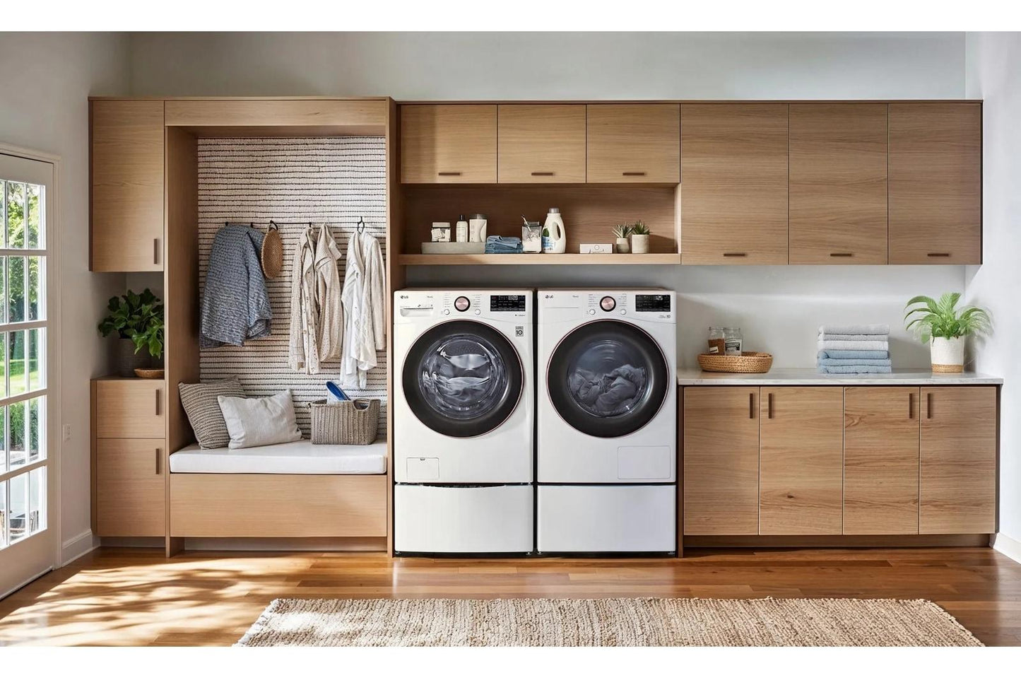 Lg DLHC4002W 7.8 Cu. Ft. Mega Capacity Smart Front Load Dryer With Dual Inverter Heatpump™ Technology And Inverter Direct Drive Motor System