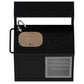 Forno FODKT2568BLK Forno All Aperto 99,600 Btu Outdoor Kitchen, 5 Burners, Infrared Burners, Side Burner, Black Sintered Stone Countertops, Gas Pizza Oven, Sink Module, Bar & Beverage Center