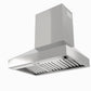 Xo Appliance XOVV236KSE 36In Pro Wall Chimney Hood Ss Straight Lip 1000 Cfm