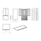 Verona VEFFD3620RISL Verona Veffd3620Risl 36 Inch Freestanding French Door Refrigerator With 20.3 Cu. Ft. Capacity, Automatic Ice Maker, Recessed Handle