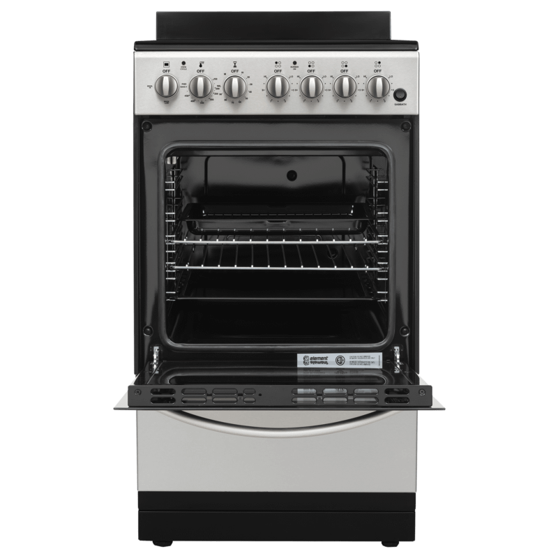 Element Appliance EER204MSCS Element 1.9 Cu. Ft. 20 Electric Range - Stainless Steel (Eer204Mscs)