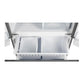 Verona VEFFD3620RISL Verona Veffd3620Risl 36 Inch Freestanding French Door Refrigerator With 20.3 Cu. Ft. Capacity, Automatic Ice Maker, Recessed Handle