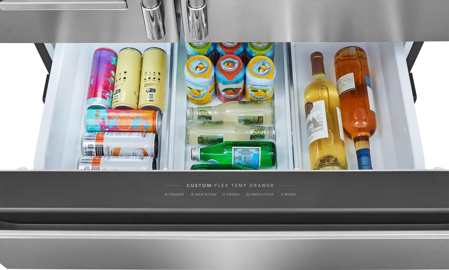 Frigidaire PRMC2290BF 22 Cu. Ft. Counter-Depth 4-Door French Door Refrigerator