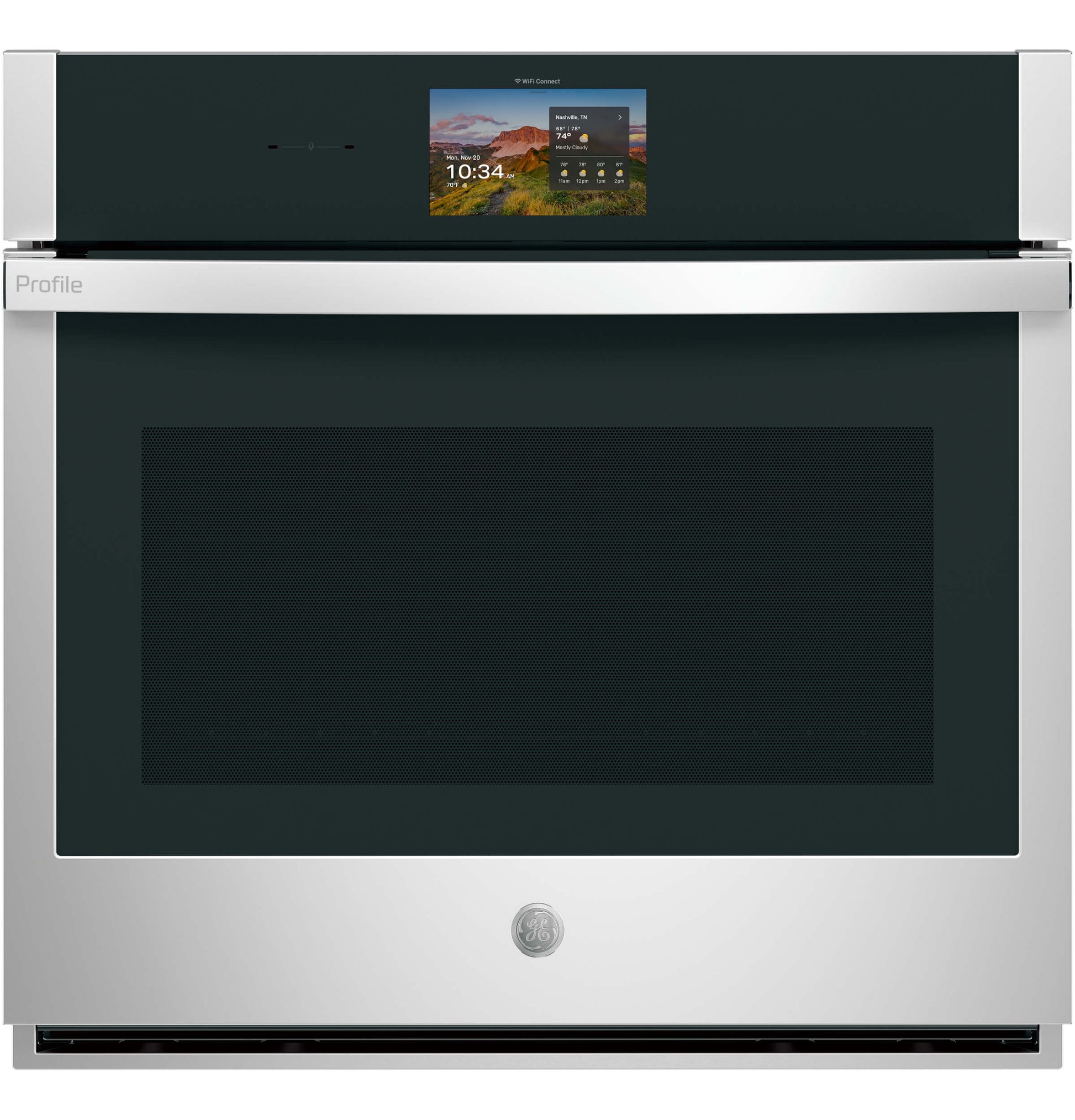 Ge Appliances PTS9000SZSS Ge Profile™ 30" Smart Built-In Convection Single Wall Oven With In-Oven Camera And No Preheat Air Fry