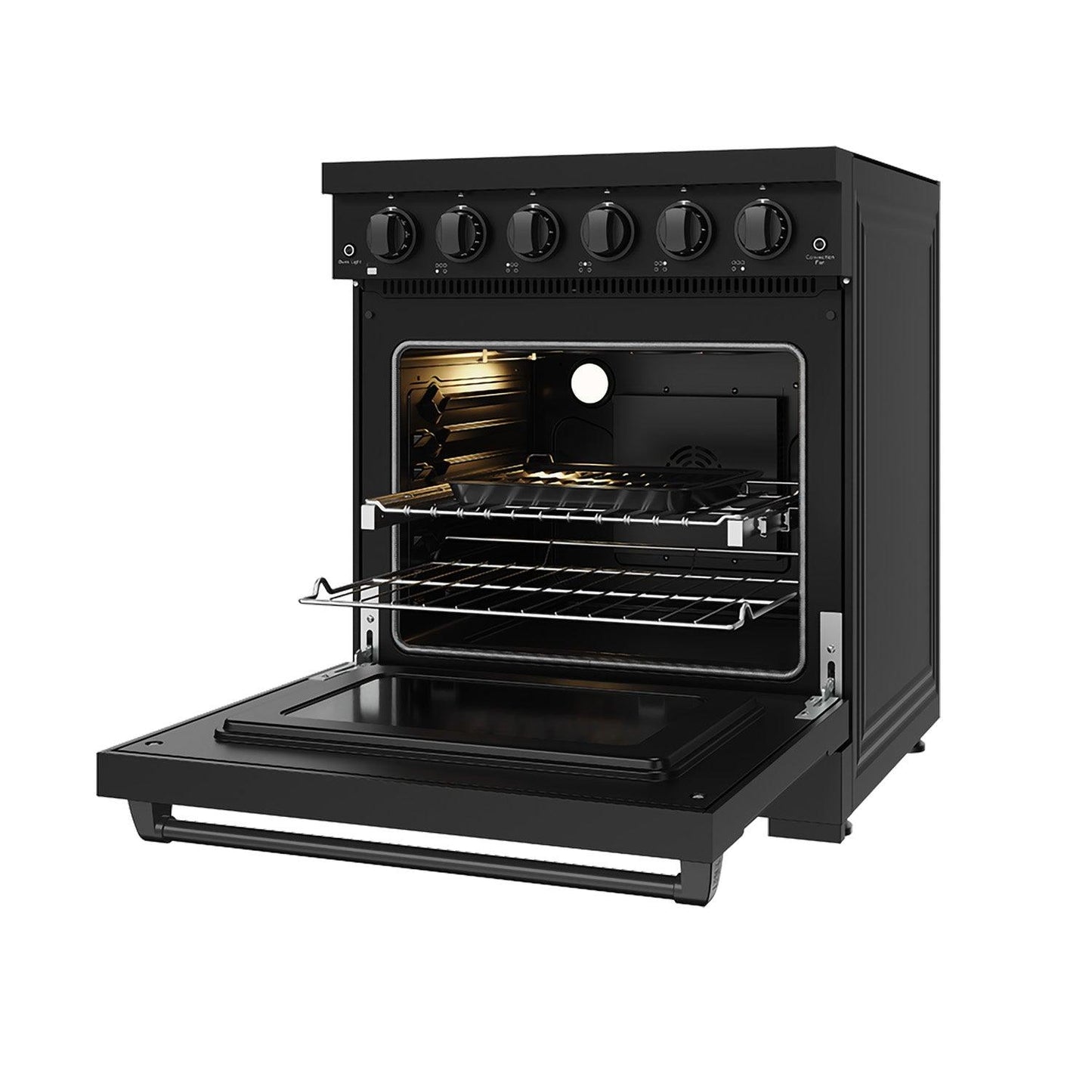 Thor Kitchen RSE30PB 30 Inch Professional Electric Range With Precision Knob Control In Black Gordon Ramsay Series