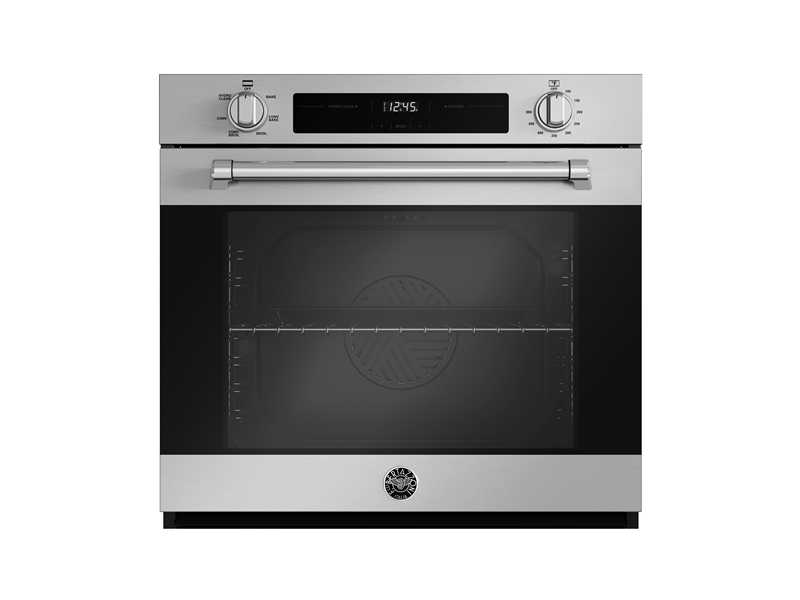 Bertazzoni FMAS30FSMKX 30" Single Convection Oven, Knobs+Led, Manual Clean - Stainless Steel