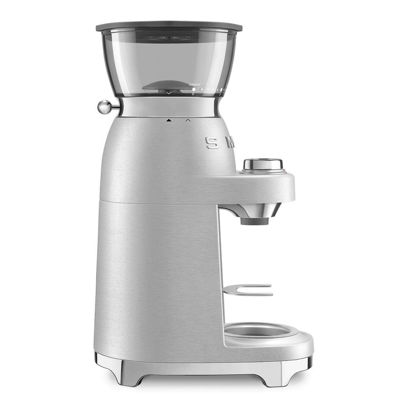 Smeg CGF02SSUS Coffee Grinder Aluminum Cgf02Ssus