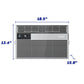 Element Appliance EWR08C Element 8,000 Btu Window Air Conditioner - White (Ewro8Be, Ewro8C)