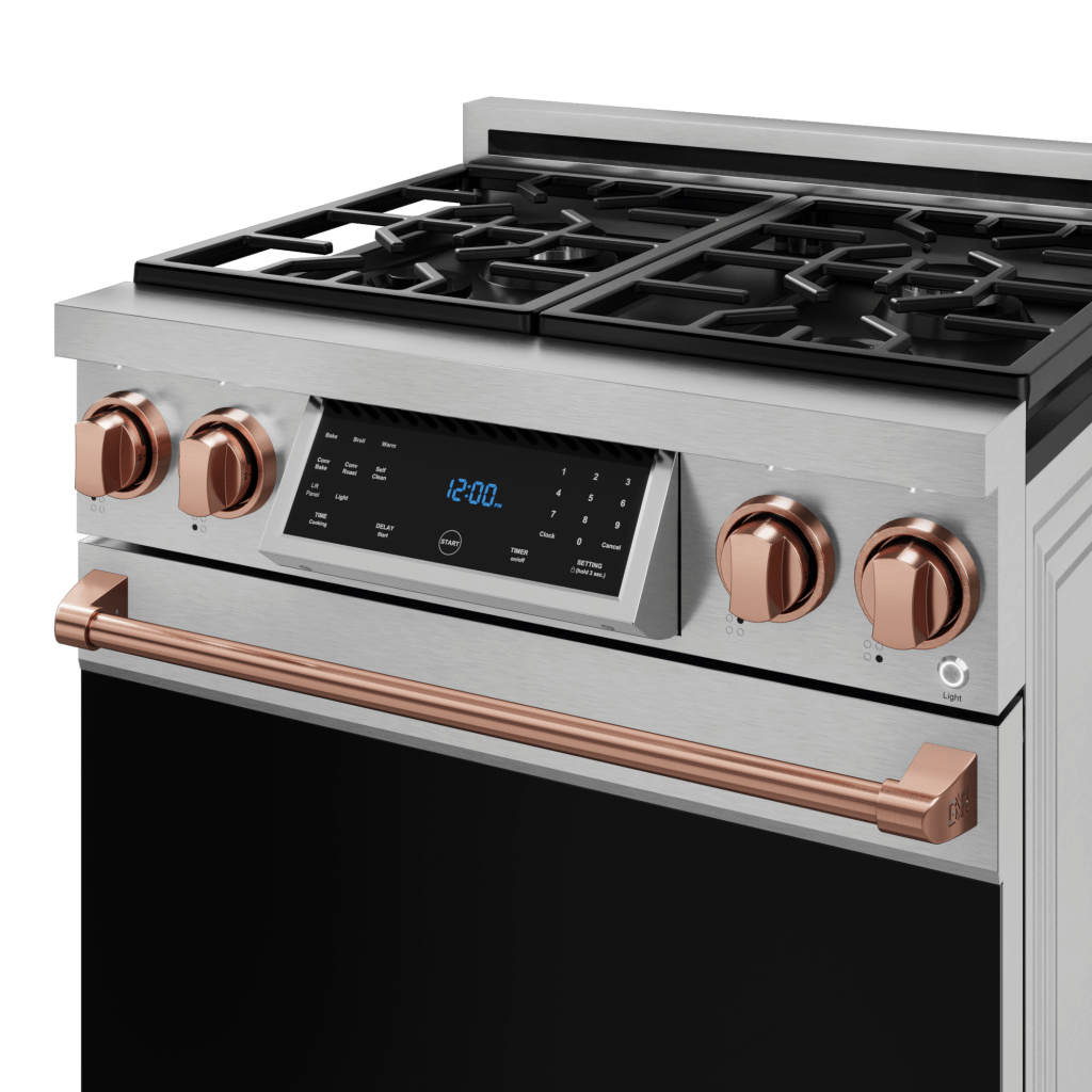 Thor Kitchen RSG30LPRSG 30 Inch Professional Lp Range With Tilt Panel Touch Control In Stainless Steel/Rose Gold Gordon Ramsay Series - Rsg30Lp-Rsg