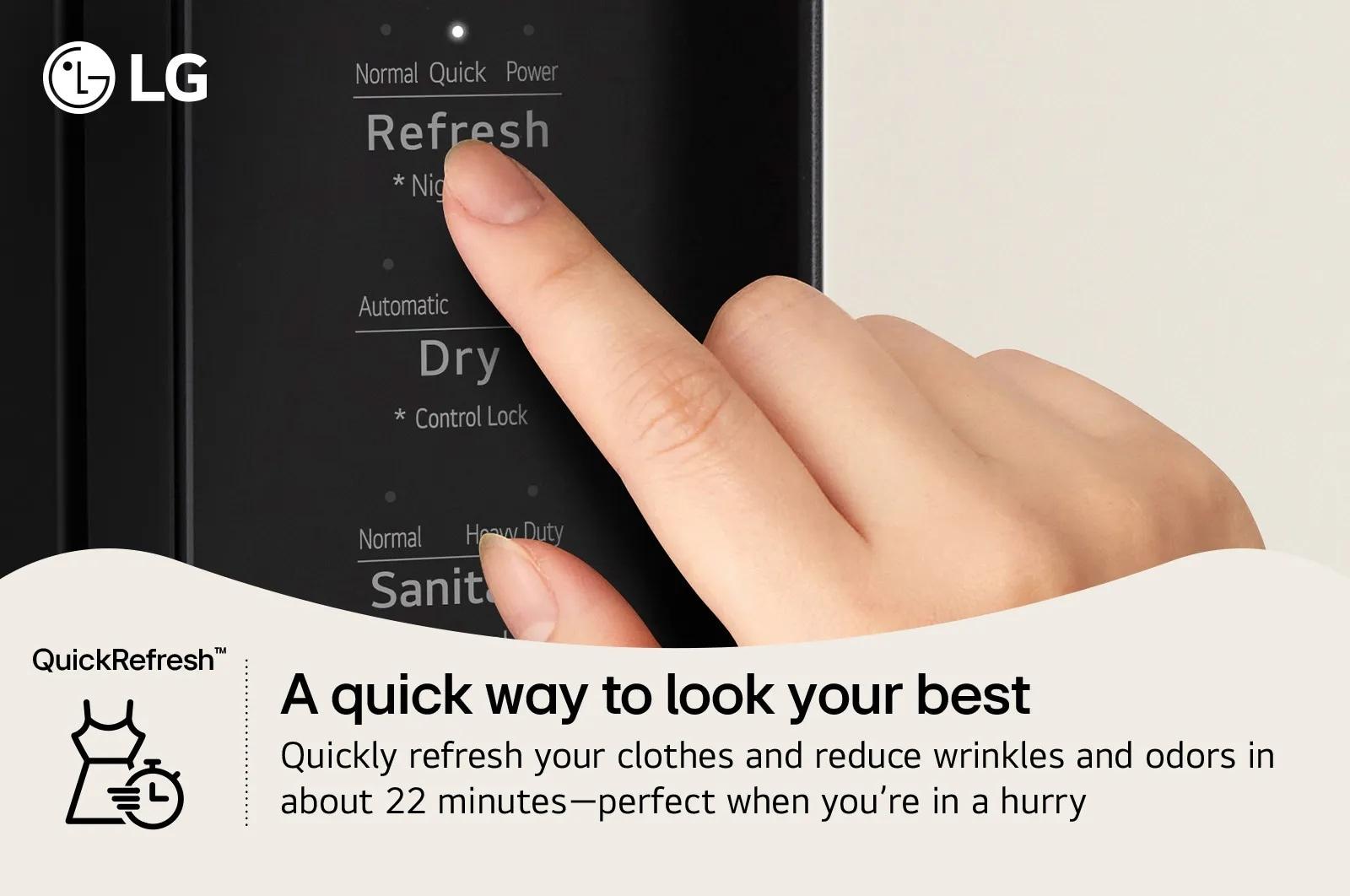 Lg SC5MAR4G Lg Styler® Smart Steam Closet With Dual Truesteam® Technology And Dynamic Movinghanger™