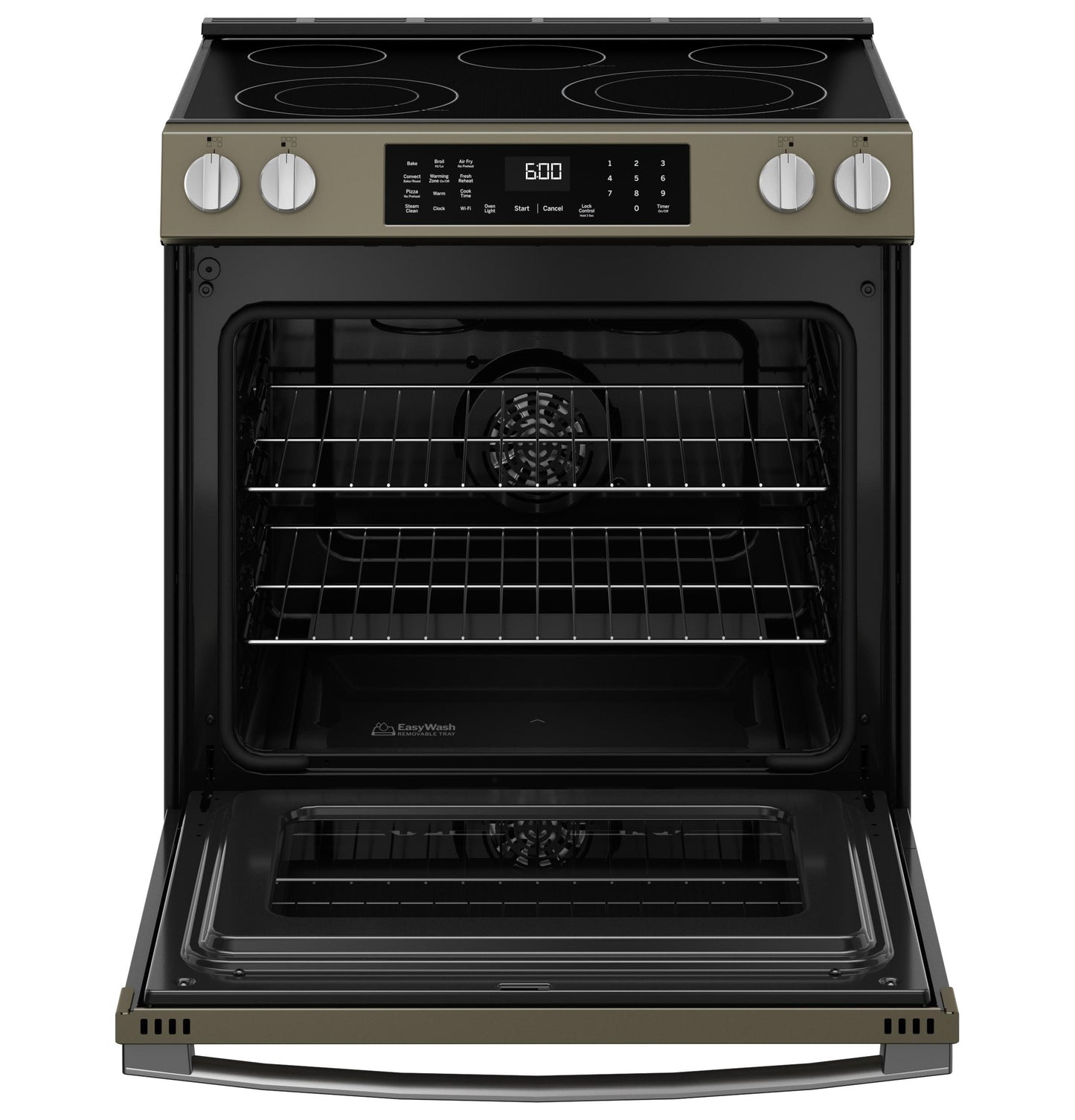 Ge Appliances GRS600AVES Ge® 30" Slide-In Electric Convection Range With No Preheat Air Fry And Easywash™ Oven Tray
