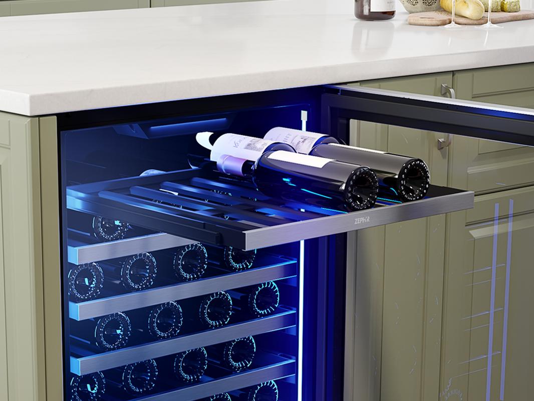 Zephyr PRW24C01CG 24" Single Zone Wine Cooler