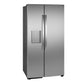 Ge Appliances GZS24PYYFS Ge® 23.5 Cu. Ft. Counter-Depth Side-By-Side Refrigerator With Led Light Walls And Extra Tall Dispenser