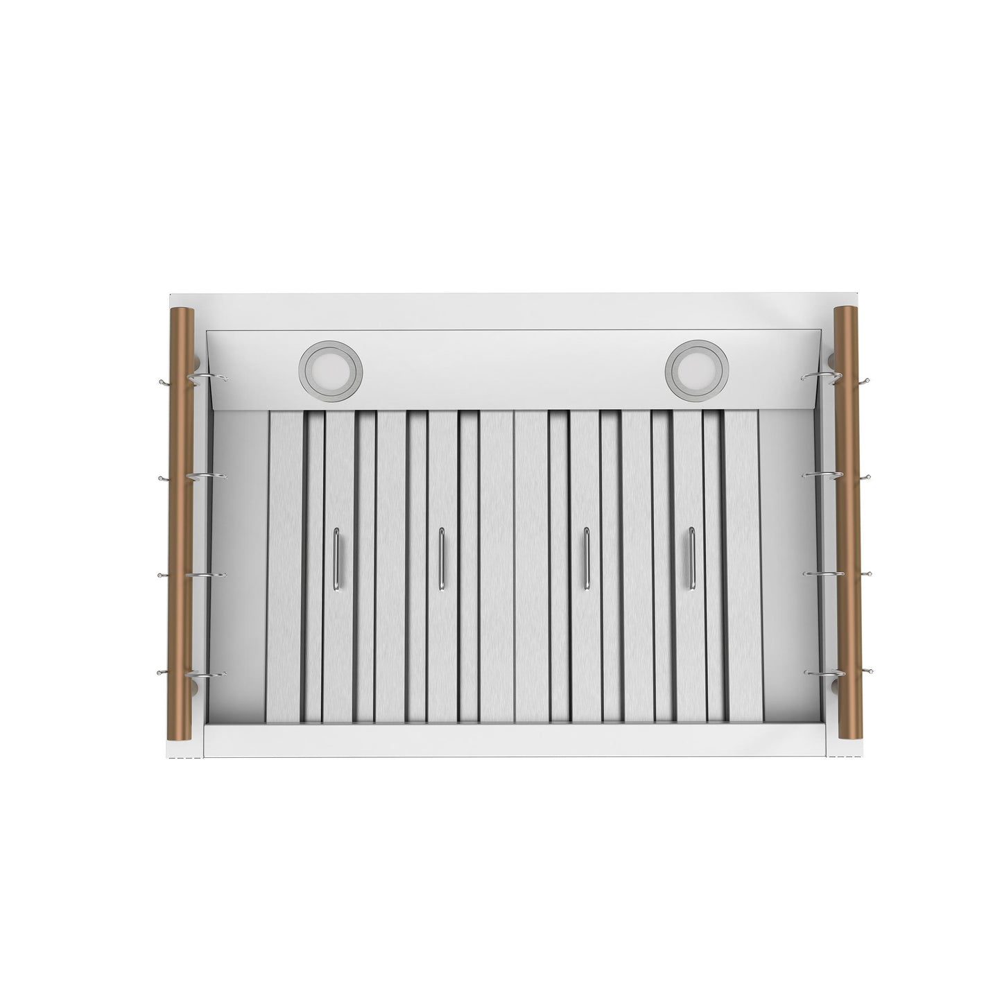 Forno FRHWM550330WHT Forno Venezia 30 Inch Wall-Mounted Range Hood In White With Touch Controls And Baffle Filters