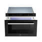 Forno FMWDR300024BLK Forno Capoliveri Espresso 24-Inch Microwave Drawer, Black, 1.2 Cu.Ft, 1500 Watts, Built-In, Touch Control Lcd Display, Auto-Touch Open/Close, 11 Power Levels, Sensor Cooking