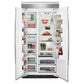 Jennair JS42NXFXDW Integrated Built-In Side-By-Side Refrigerator, 42