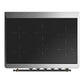 Ilve UMIB36NR3EGB Ilve Umib36Nr3Egb Majestic Iii 36 Inch Induction Range With 6 Elements, 3.5 Cu. Ft. Total Oven Capacity (Triple Glass Door, Emerald Green, Burnished)
