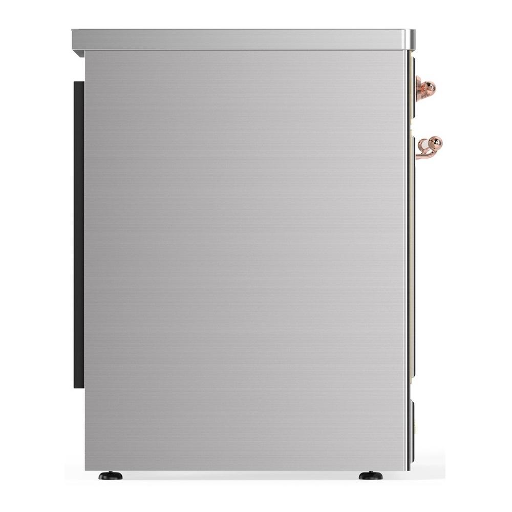 Ilve UMIB30NR3SSP Ilve Umib30Nr3Ssp Majestic Iii 30 Inch Induction Range With 4 Elements, 4 Cu. Ft. Oven Capacity (Triple Glass Door, Stainless Steel, Copper)