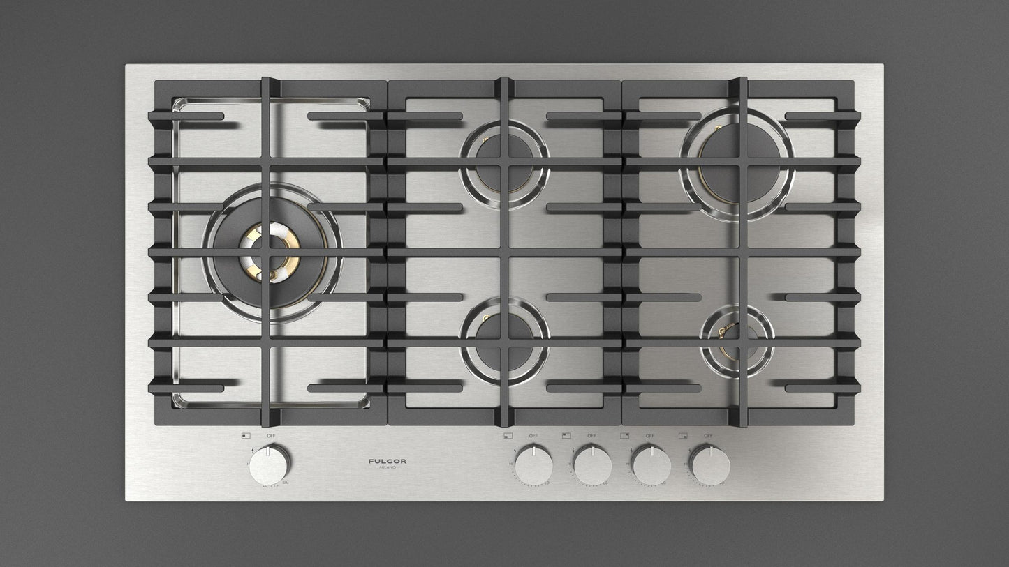 Fulgor Milano F4MEGK36S1 36" Gas Cooktop